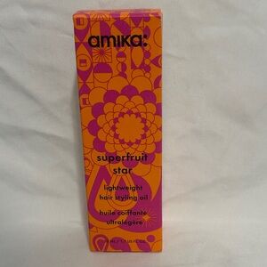 Amika Superfruit Star Hair Styling Oil - Vibrant Orange and Purple